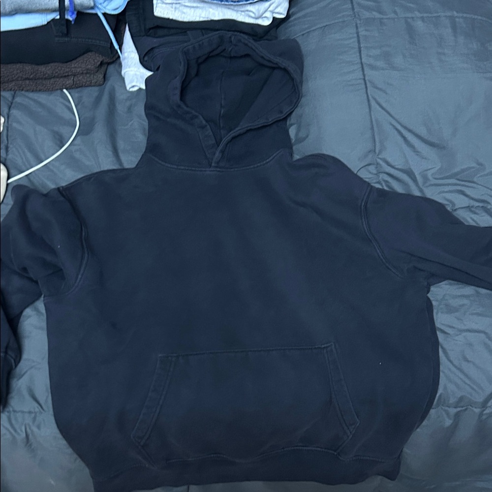 Men's Black Hoodie Sweater
